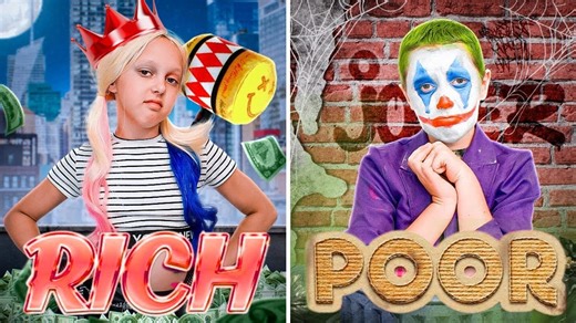 Pauvre vs giga riche super vilains ! Est-ce que Harley Quinn tombera amoureuse du Joker? 💥💔