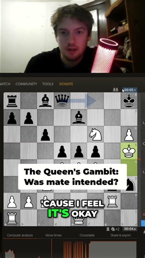 Missed Chess Mate? The F8 Queen Trap Explained! #shorts