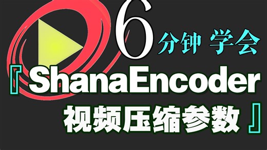 「ShanaEncoder」视频太大存不下？6分钟教你压缩又小又清晰的视频！
