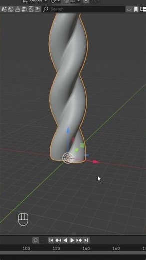 How to Make a Rope in Blender Using Screw Modifier #Blender #Blender3D #3DTutorial