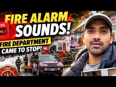 FIRE ALARM SOUNDS! 🚨 Fire Department Showed Up in America