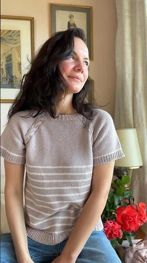 Summer vibes with the short-sleeve Zephyr Sweater! Step-by-step video tutorial is on the channel 🥳