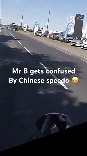 Chinese speedo! Keeway confuses Mr B #funny #keeway #motorbike