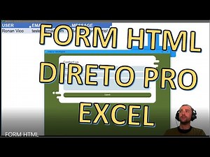 VBA+HTML+JAVASCRIPT FORMULÁRIO WEB QUE INSERE DADOS NA PLANILHA 😮😮 (500 LIKES = AULA GRATUITA)