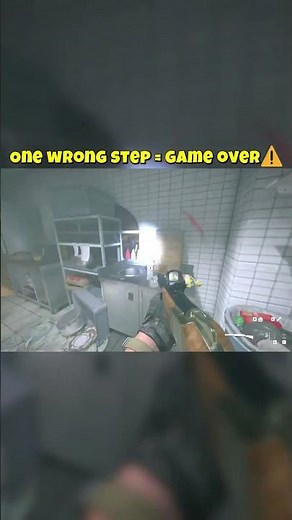 One Wrong Step = Game Over⚠️#Mw2campaign #Codgaming #Shorts