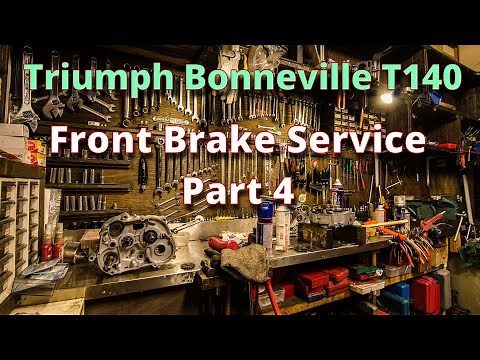 Triumph Bonneville T140 Front Brake Service - Part 4: Master cylinder rebuild