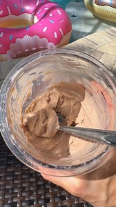 Creami how to! A bunch of you asked how to use it Hope this answers your questions! Now I made my base the night before so I didn’t film that part. But if you want me to make a video on that let me know. However that’s easy in the container for this recipe I did a premier protein cafe latte 1/4 tsp xanthan, gum two pumps of sugar-free maple bourbon sweetener then I mixed it all together and put it in the freezer over night. I do NOT put the top on it. If you do while it’s freezing it makes a big