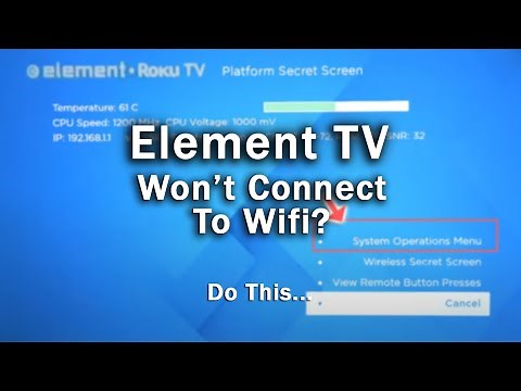 How to Fix an Element TV that Won't Connect to WiFi | 10-Min Fix