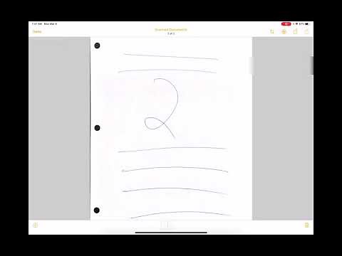 How to scan multiple pages as one pdf with an iphone