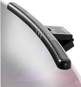 VIVO Universal LED Curved Computer Monitor Light Bar, USB Powered Screen Lamp for Home Office, 5 Level Adjustable Brightness and Temperature Reading Light, Black, Desk-LTSB2