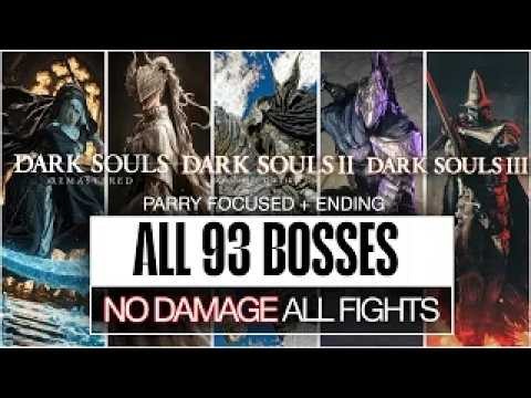 Dark Souls 1, 2 & 3 – All Bosses (No Damage) 4K 60FPS