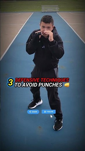 Avoid Getting Punched In The Face With These 3 Defensive Movements #training #boxing