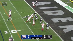 Jaxson Dart touchdown on a QB draw, Giants up 14-3 | Giants Nation Show