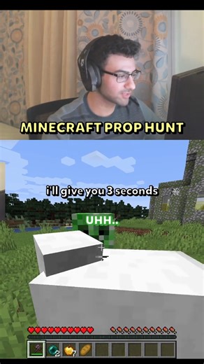 SUS CREEPER fyp minecraft minecraftclips estabr0kmc minecraftprophunt | Estabr0k