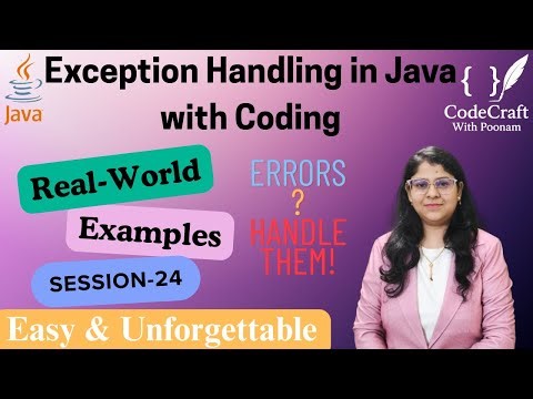 Exception Handling in Java Explained | try, catch, finally & throw | CodeCraft with Poonam