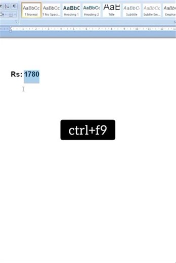 Convert Numbers to Text in MS Word Instantly! 📝✨ #shorts #mswords