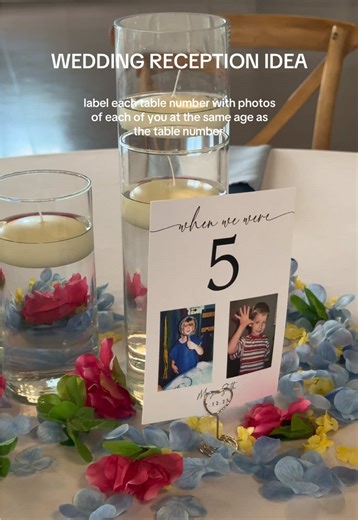 Creative Table Number Ideas for Wedding Receptions