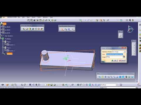 TRANSLATION ROTATE SYMMETRY AXIS TO AXIS CATIA V5