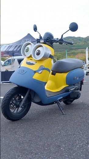【ミニオンがバイクイベントに遊びに来た】淡路島Z祭りで見かけた素敵なバイク❗️#moto #motorcycle #motoracer #norikh250 #bike #バイク #ミニオン