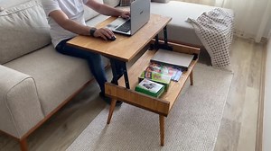 Lift Top Coffee Table, Wood Coffee Table With Storage, Small Coffee Table for Living Room, Smart Table - Etsy