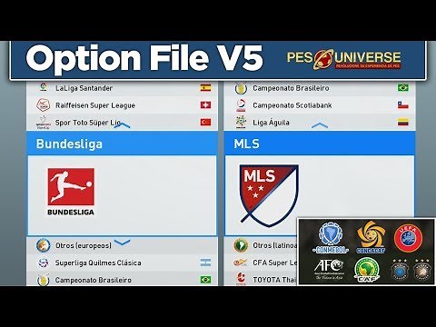 NUEVO OPTION FILE V5 COMPLETO PARA PES 2019 | PESUniverse