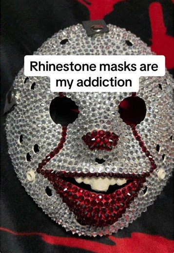 Rhinestone Horror Masks: Glam Meets Gore
