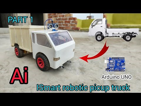 Handmade ismart phone controlled Truck using Arduino & bluetooth HC-05 module.