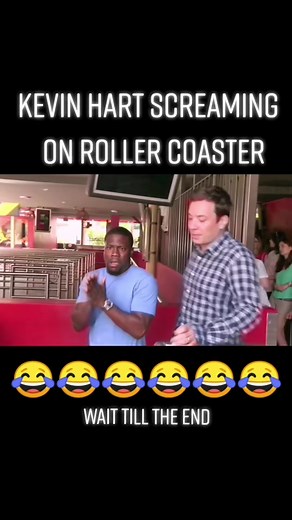 Kevin Hart Hilarious Roller Coaster Ride Reactions