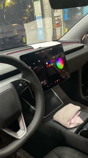 Tesla Model 3 Model Y Ambient Welcome light #tesla