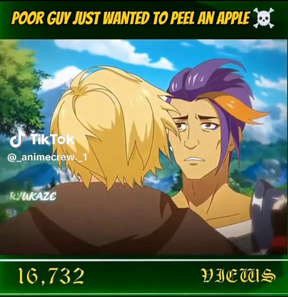 Funny Apple Peeling Moments in Anime