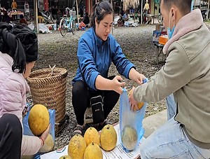 545K views · 7.3K reactions | Bring grapefruit to sell at the market and met Phau in the middle of the street drunk. Life has changes | Crafty Brushcraft | Facebook