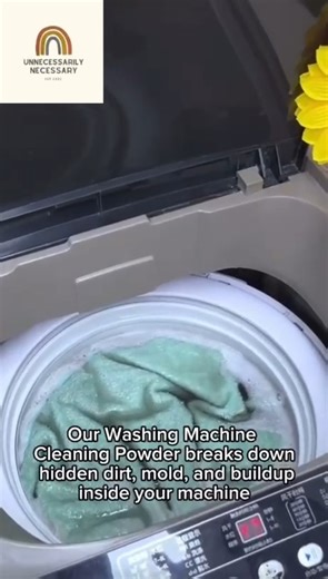Smelly washing machine ruining your clothes? 狀 Our Washing Machine Cleaning Powder removes hidden dirt, mold, and buildup — keeping your machine fresh and your laundry smelling clean! ✨ ✨Only $2 BND — Text us at 8623969 to order today!✨ | Unnecessarily Necessary | Facebook