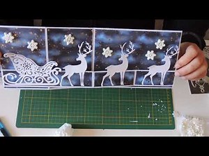 tuto carte Pop-up noel
