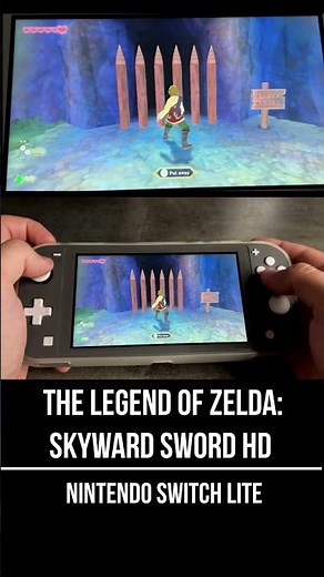 The Legend of Zelda: Skyward Sword HD Nintendo Switch Lite Gameplay #nintendoswitchlite #switchlite