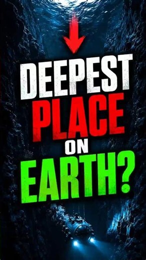 🌊 The deepest place on Earth is so deep...🤯😲