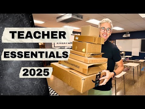 New Teacher Haul 2025 | Classroom Essentials for a Fresh Start