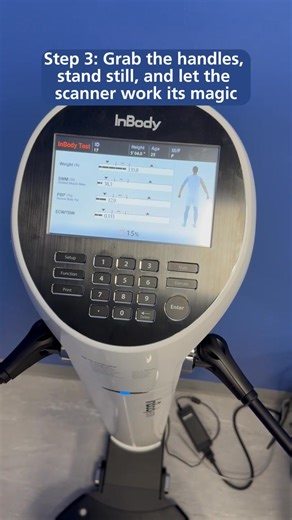 Discover your fitness journey with precision! 💪✨ Our InBody Scanner is now available at the fitness center, providing you with detailed body composition analysis. Find out how they work: https://urmc.info/inbody | UR Medicine