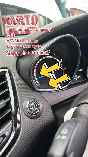 ford fiesta engine check dan indikator panas nyala kira2 apa yaa tunggu tgl 30 yaa