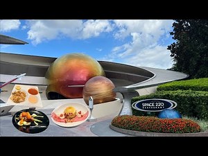 Dinner in Outer Space?!? - Eating at Space 220 at Disney Worlds Epcot! - Food Hot Spot