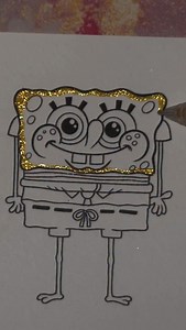17K views · 239 reactions | SpongeBob ~I’m cool~ episode #spongebob #glittercoloring #satisfying #glitterpens #relaxingvideos | Alba Leon Coloring Books | Facebook
