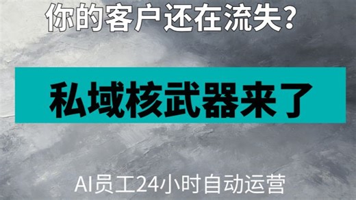 AI私域工具提效10倍