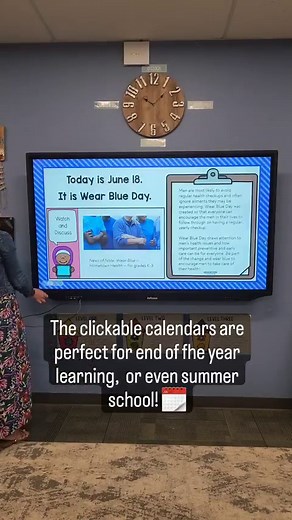 21K views · 16 reactions | Our clickable calendars are perfect for a quick social studies mini-lesson about National Days! Finish off the year with a calendar, use it with your summer school students, or even as an intro to your tutoring lessons! Comment JUNE for the link! | Education to the Core | Facebook