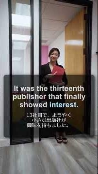 【1分偉人名言ストーリー】失敗せずに生きることは不可能だ｜J.K.ローリング #英語学習 #Shorts