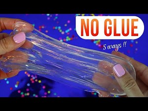Real!! 5 Ways No Glue Slime,💧 5 No Glue Slime Recipes, No Glue, No Borax, No Cornstarch top 5 #03