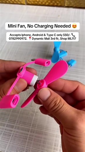 Compact 3-in-1 Phone Mini Fan for Easy Cooling