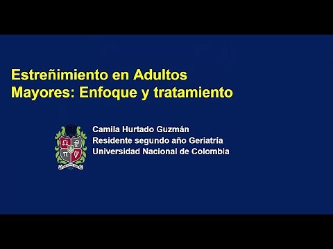 Estreñimiento en adultos mayores, enfoque y tratamiento