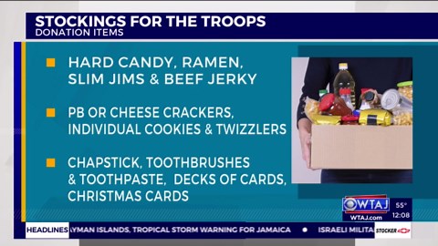 Nonprofit collecting stocking stuffers for service members. Here’s where you can donate