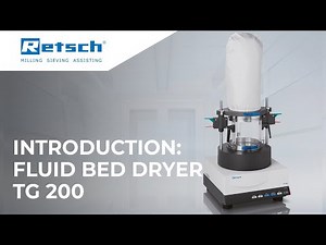 Fluid Bed Dryer TG 200 #RETSCH #fluidbeddryer #laboratoryinstruments