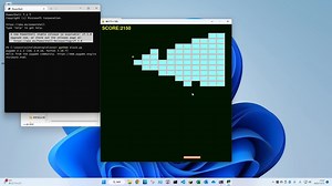 pythonでブロック崩し