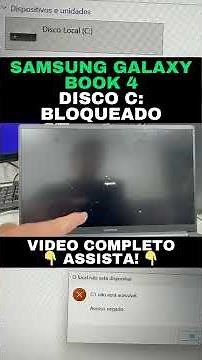 The error that blocks the C drive on the Galaxy Book 4! ❌